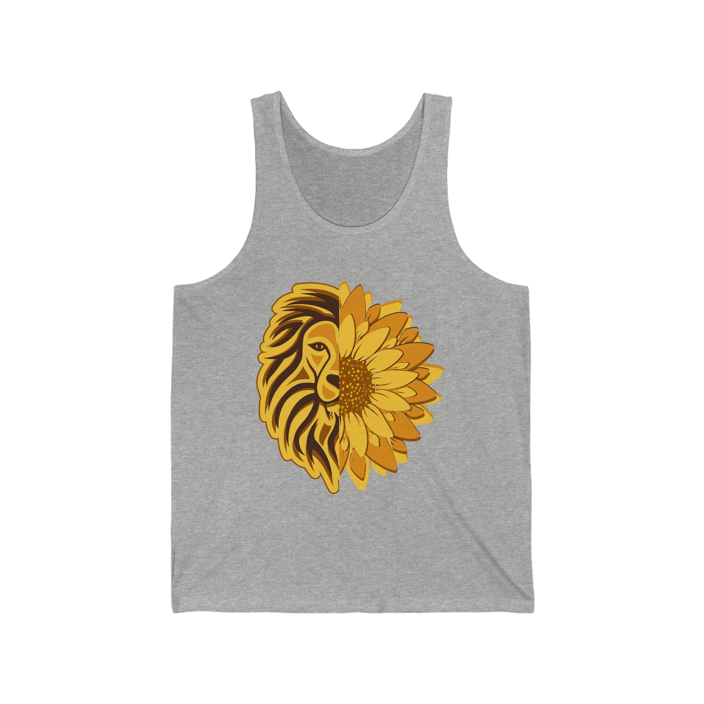 Lion with Sunflower tank