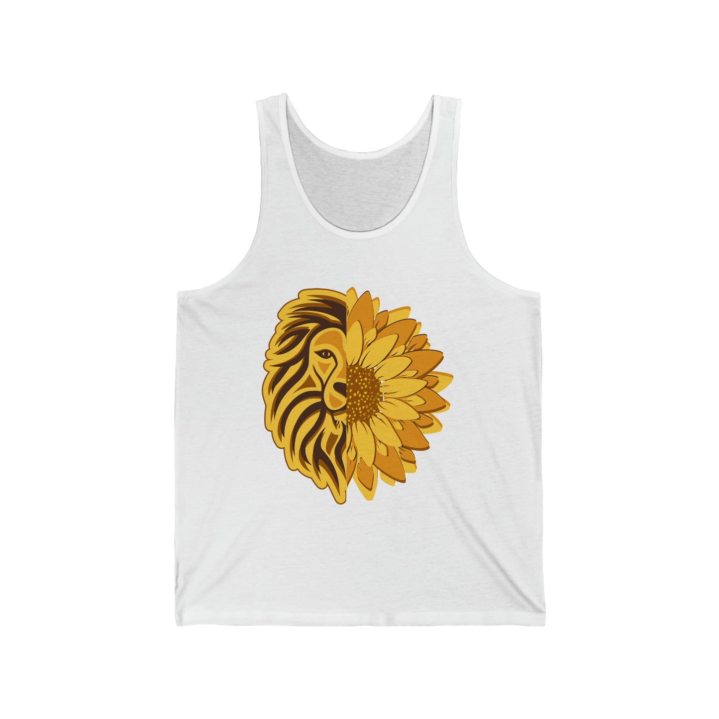 Lion with Sunflower tank