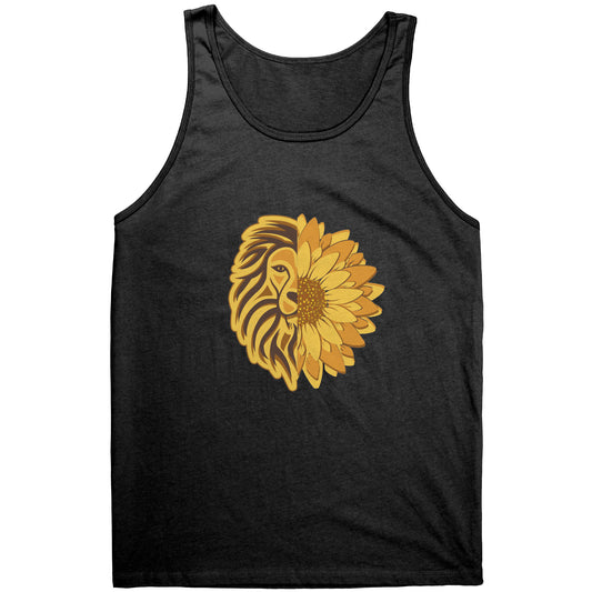 Lion with Sunflower