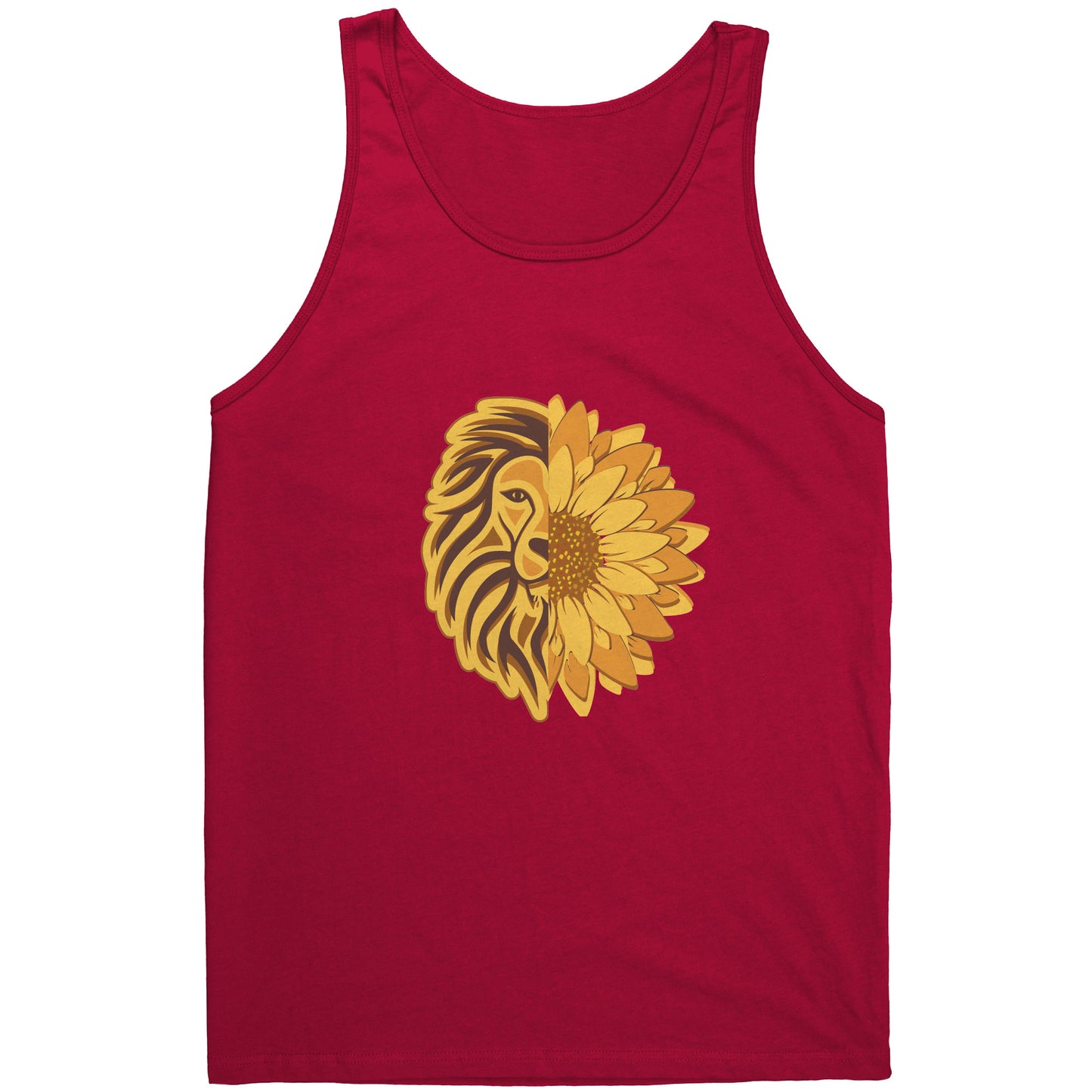 Lion with Sunflower