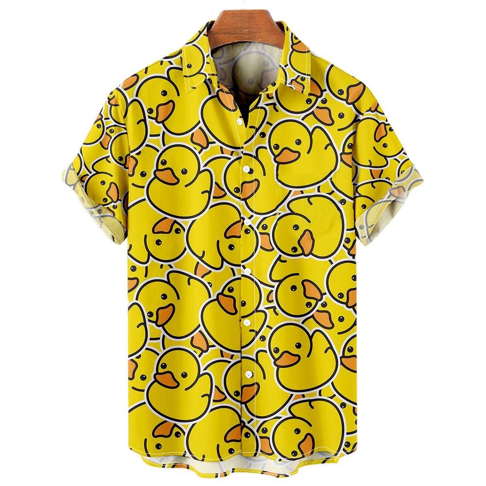 Yellow Rubber Duck Hawaiian Shirt