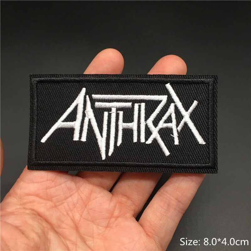 Rock Band Iron on Patch for Clothing Badges Music Metal Appliques Jacket Jeans