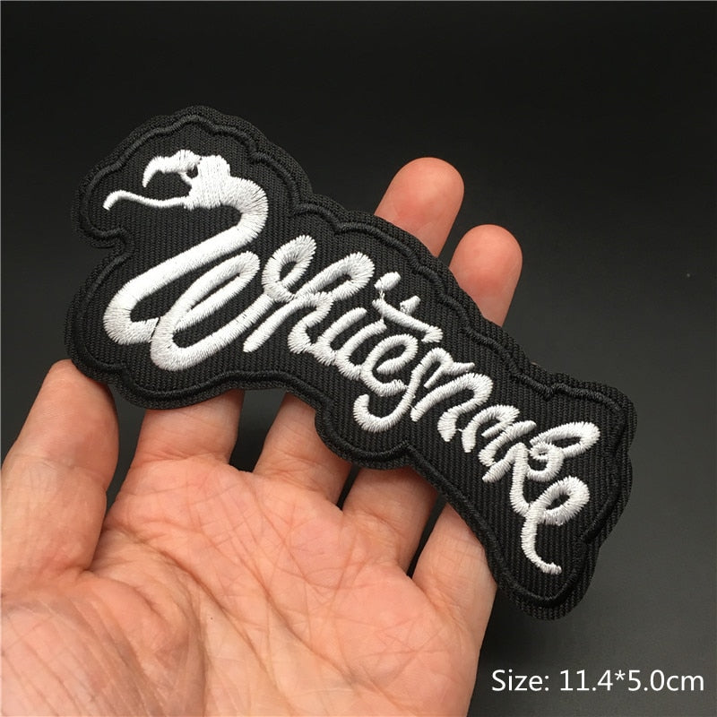 Rock Band Iron on Patch for Clothing Badges Music Metal Appliques Jacket Jeans