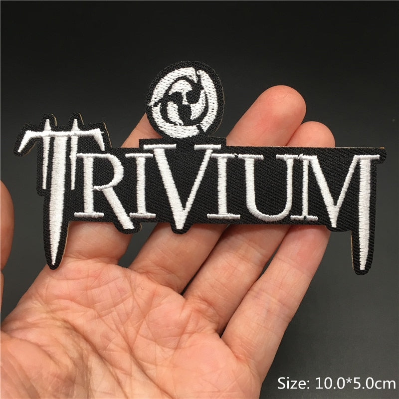 Rock Band Iron on Patch for Clothing Badges Music Metal Appliques Jacket Jeans