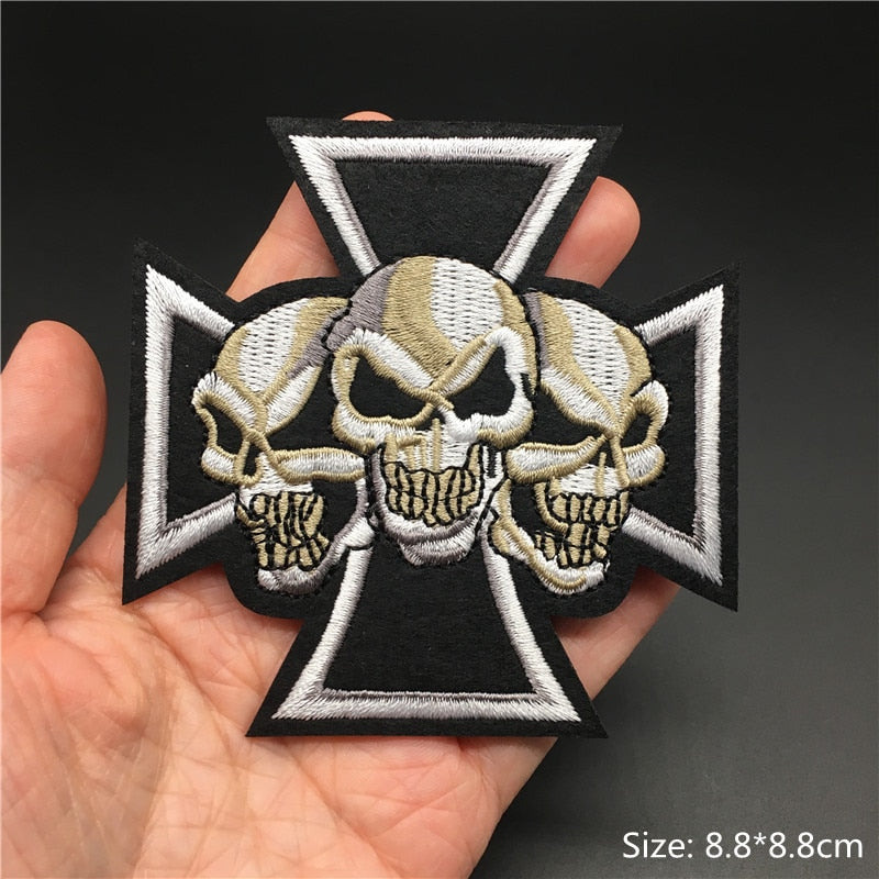 Rock Band Iron on Patch for Clothing Badges Music Metal Appliques Jacket Jeans