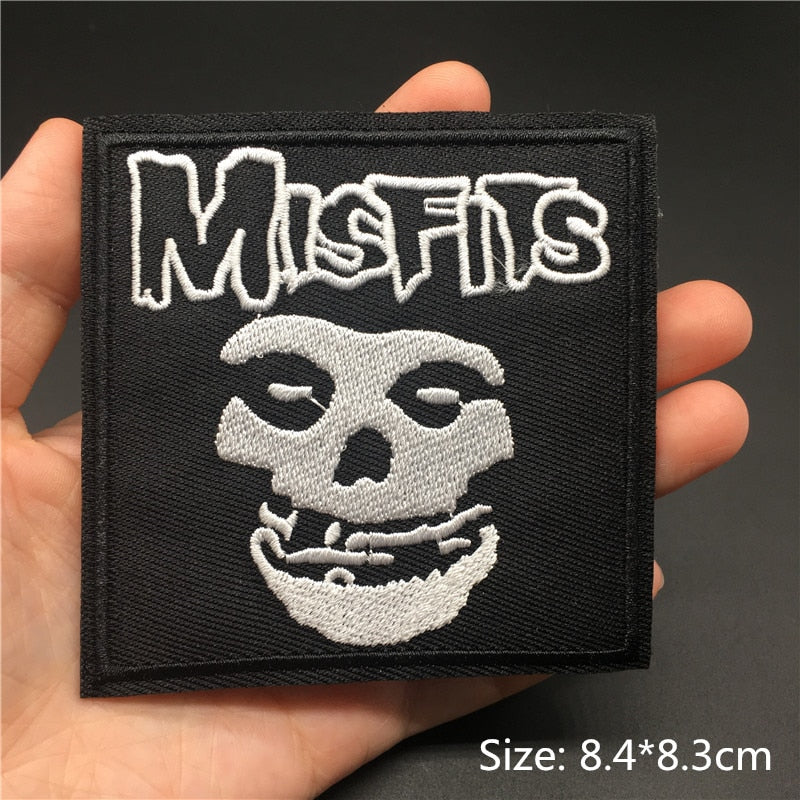 Rock Band Iron on Patch for Clothing Badges Music Metal Appliques Jacket Jeans