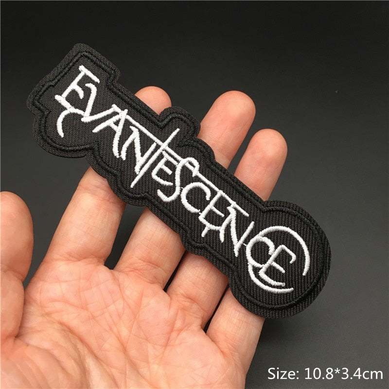 Rock Band Iron on Patch for Clothing Badges Music Metal Appliques Jacket Jeans