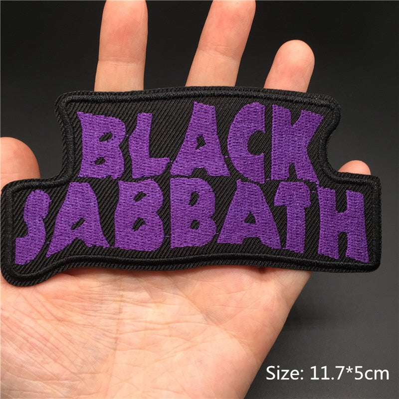 Rock Band Iron on Patch for Clothing Badges Music Metal Appliques Jacket Jeans