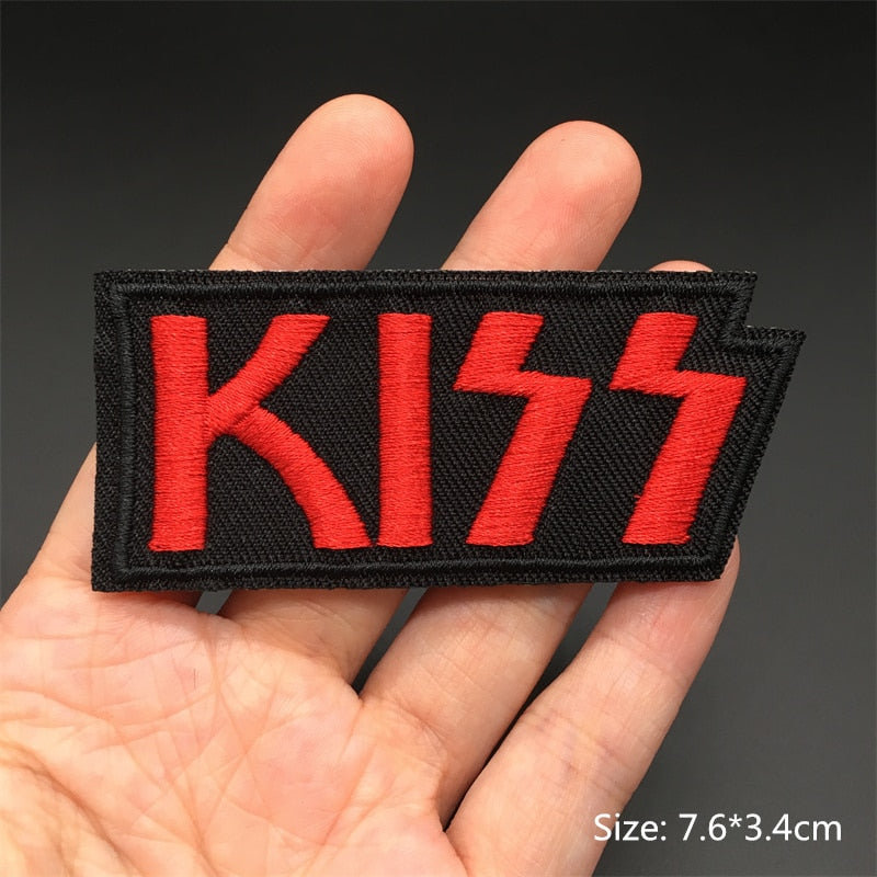 Rock Band Iron on Patch for Clothing Badges Music Metal Appliques Jacket Jeans