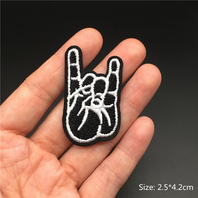 Rock Band Iron on Patch for Clothing Badges Music Metal Appliques Jacket Jeans