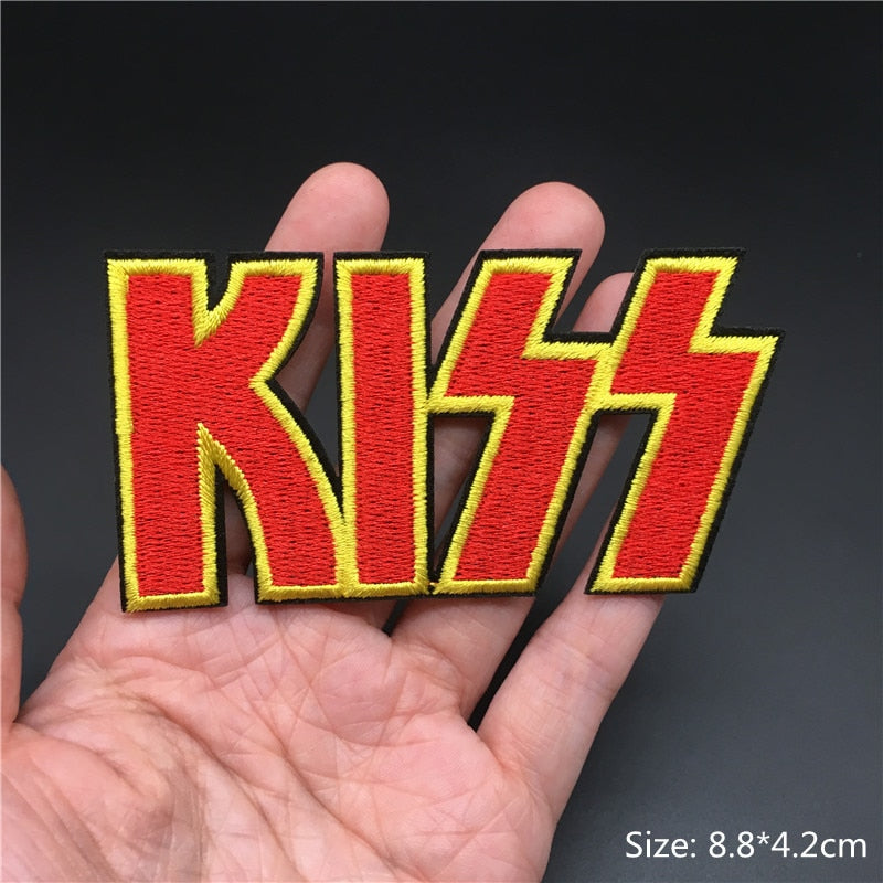 Rock Band Iron on Patch for Clothing Badges Music Metal Appliques Jacket Jeans