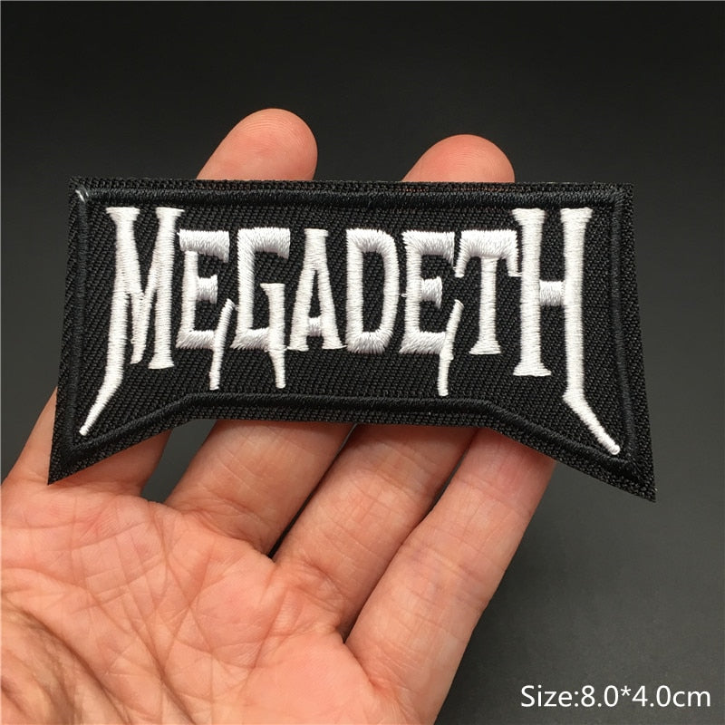 Rock Band Iron on Patch for Clothing Badges Music Metal Appliques Jacket Jeans