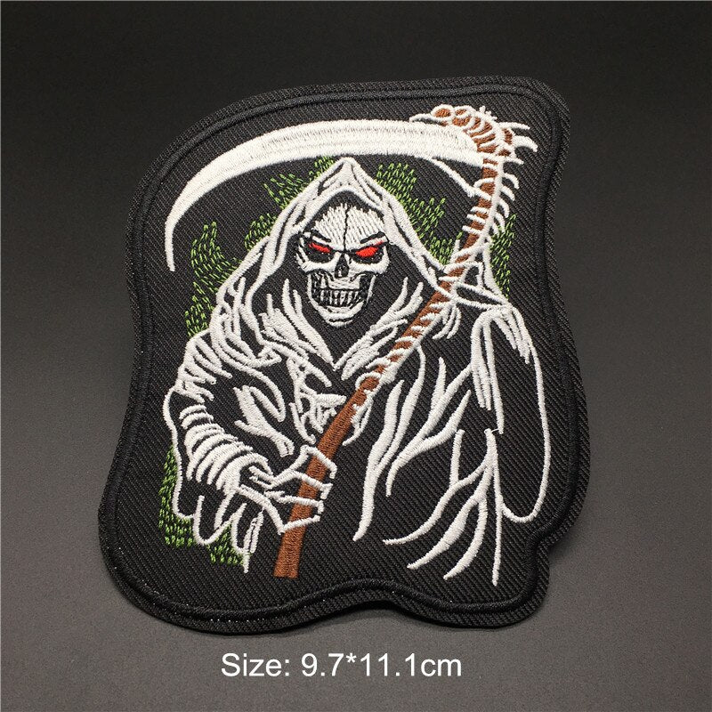 Rock Band Iron on Patch for Clothing Badges Music Metal Appliques Jacket Jeans